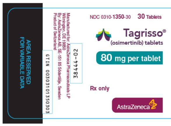 TAGRISSO (OSIMERTINIB) TABLET, FILM COATED [ASTRAZENECA PHARMACEUTICALS LP]