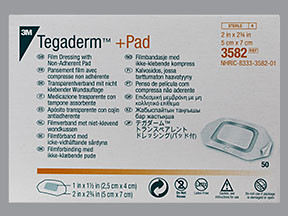 TEGADERM 2"X2.75" DRESSING