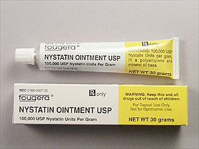 NYSTATIN 100,000 UNITS/GM OINT