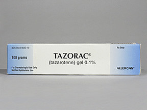 TAZORAC 0.1% GEL