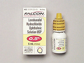 LEVOBUNOLOL 0.5% EYE DROPS