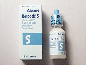 BETOPTIC S 0.25% EYE DROPS