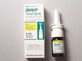 DDAVP 0.01% NASAL SPRAY