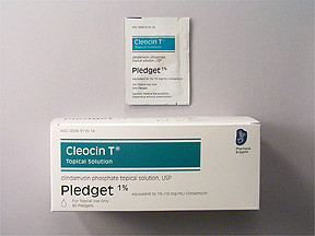 CLEOCIN T 1% PLEDGETS