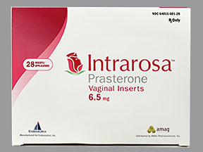 INTRAROSA 6.5 MG VAG INSERT