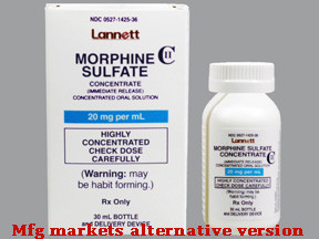 MORPHINE SULF 100 MG/5 ML (20 MG/ML) SOLUTION