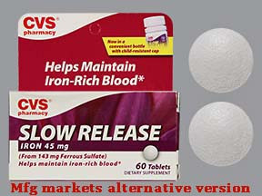 CVS SLOW RELEASE IRON TABLET