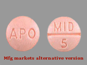 MIDODRINE HCL 5 MG TABLET