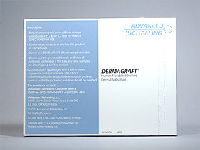 DERMAGRAFT 2"X3" SHEET