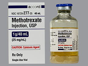 METHOTREXATE 1 GRAM/40 ML VIAL