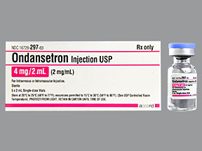 ONDANSETRON HCL 4 MG/2 ML VIAL