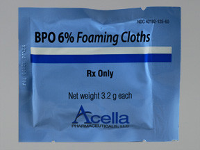 BPO 6% FOAMING CLOTHS
