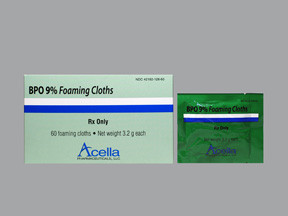 BPO 9% FOAMING CLOTHS