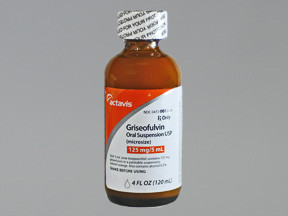 GRISEOFULVIN 125 MG/5 ML SUSP