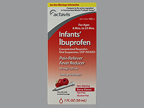 INFANT IBUPROFEN 50 MG/1.25 ML