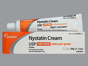 NYSTATIN 100,000 UNIT/GM CREAM