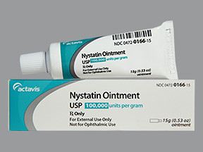 NYSTATIN 100,000 UNITS/GM OINT