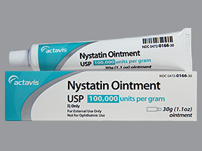 NYSTATIN 100,000 UNITS/GM OINT