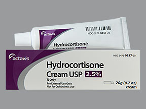 HYDROCORTISONE 2.5% CREAM