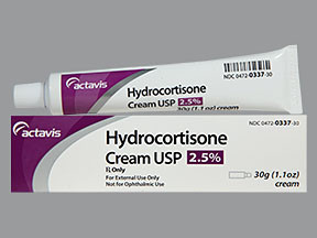 HYDROCORTISONE 2.5% CREAM