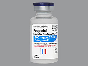 PROPOFOL 200 MG/20 ML VIAL