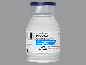 PROPOFOL 500 MG/50 ML VIAL