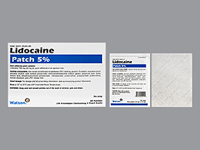 LIDOCAINE 5% PATCH