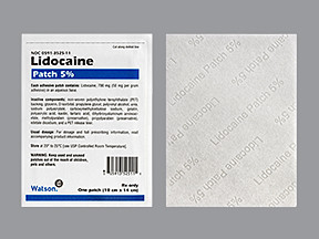 LIDOCAINE 5% PATCH