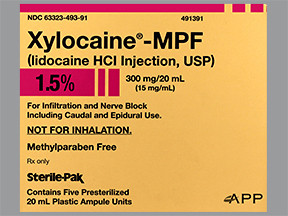 XYLOCAINE-MPF 1.5% AMPUL
