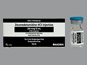 DEXMEDETOMIDINE 200 MCG/2 ML