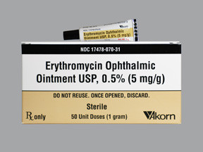 ERYTHROMYCIN 0.5% EYE OINTMENT