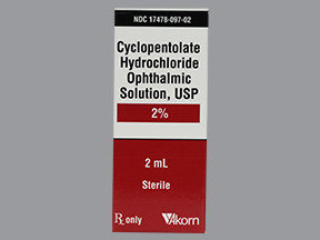 CYCLOPENTOLATE HCL 2% DROPS