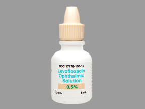 LEVOFLOXACIN 0.5% EYE DROPS