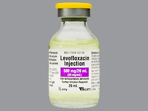 LEVOFLOXACIN 500 MG/20 ML VIAL