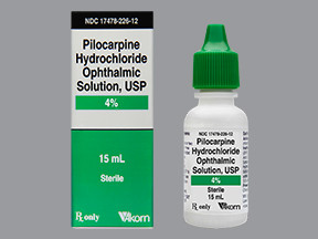 PILOCARPINE 4% EYE DROPS