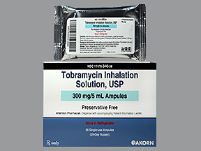 TOBRAMYCIN 300 MG/5 ML AMPULE