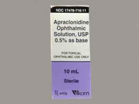 APRACLONIDINE HCL 0.5% DROPS