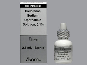 DICLOFENAC 0.1% EYE DROPS