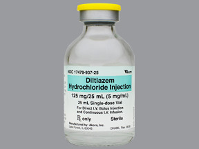 DILTIAZEM 125 MG/25 ML VIAL