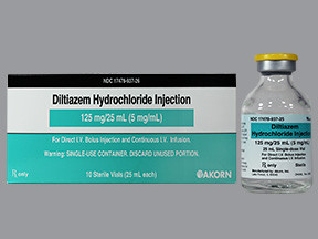 DILTIAZEM 125 MG/25 ML VIAL