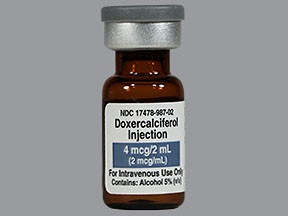 DOXERCALCIFEROL 4 MCG/2 ML VL