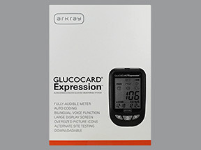 GLUCOCARD EXPRESSION METER KIT