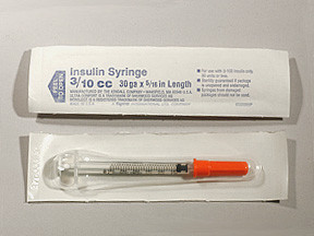 INSULIN SYRIN 0.3 ML 30GX5/16"