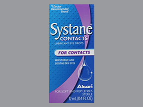 SYSTANE CONTACTS DROPS