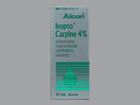 ISOPTO CARPINE 4% EYE DROPS