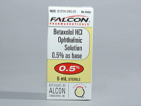 BETAXOLOL HCL 0.5% EYE DROP