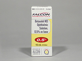 BETAXOLOL HCL 0.5% EYE DROP