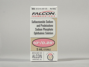 SULF-PRED 10-0.25% EYE DROPS