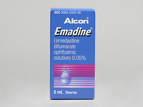 EMADINE 0.05% EYE DROPS