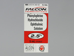 PHENYLEPHRINE 2.5% EYE DROP
